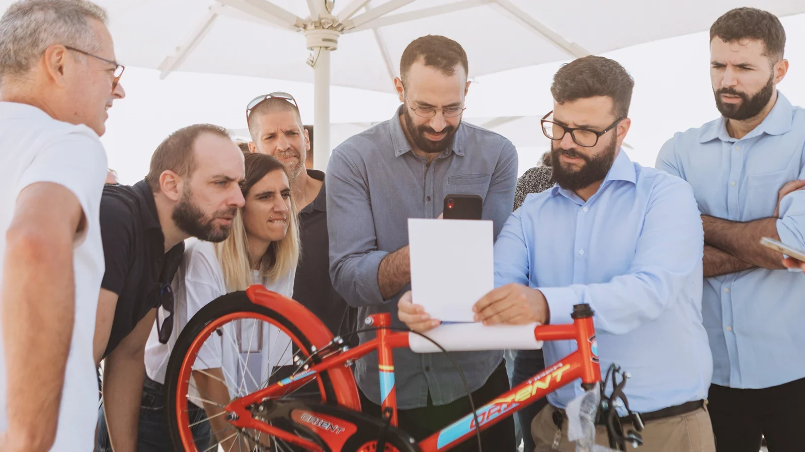 Build a Bike Give a Smile — activity photograph 2