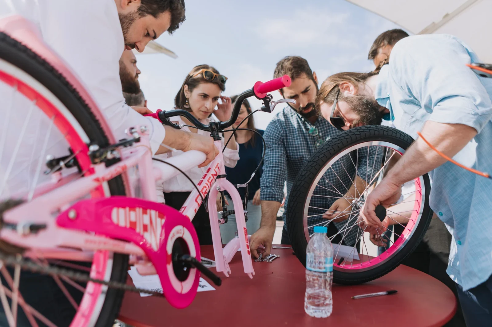 Build a Bike Give a Smile — activity photograph 3